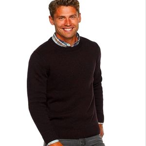 Sonora Black Supersoft Crewneck Sweater